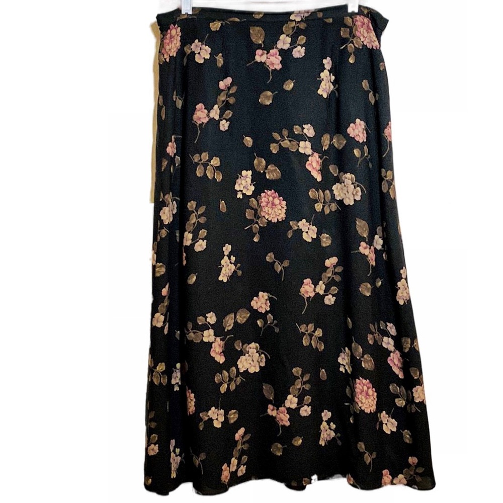 Talbots | Floral, 100% silk shell skirt, 10P